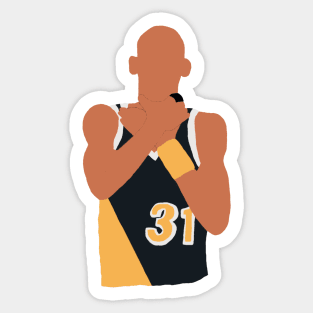 Reggie Miller Choke Sign Sticker